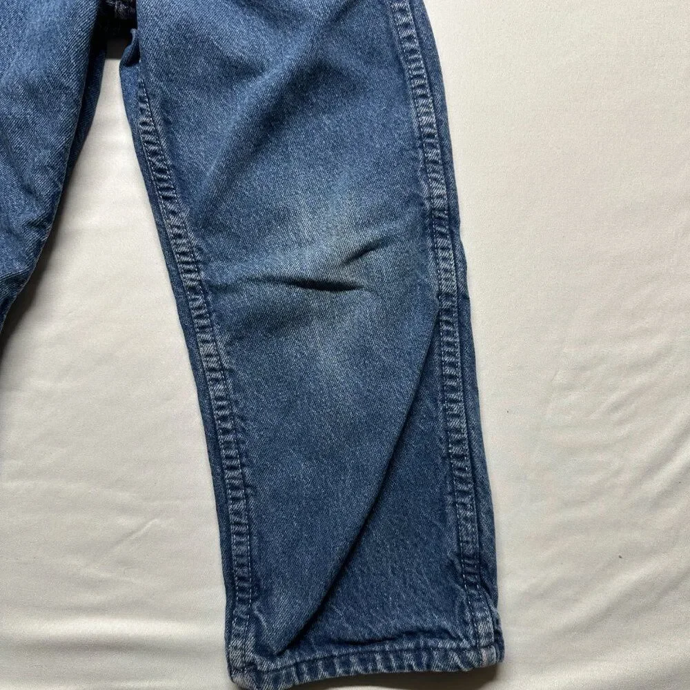 Vintage OshKosh B’gosh Flannel-Lined Denim Overalls | Made in USA | Kids